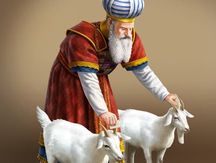В великий день искупления первосвященник брал одного тельца и двух козлов. 