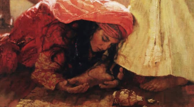 Помазание Иисуса Марией в доме Симона прокажённого в Вифании. А вы разбили ваш алебастровый сосуд?