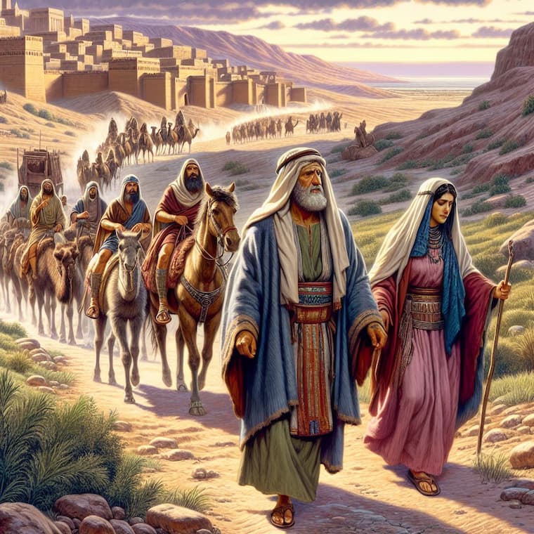 Аврам и Сара покидают город своих предков – Ур Халдейский Аврам и Сара покидают город своих предков – Ур Халдейский