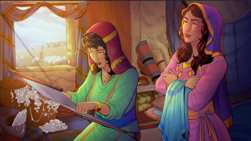 Каким путями ходили Рахиль и Лия