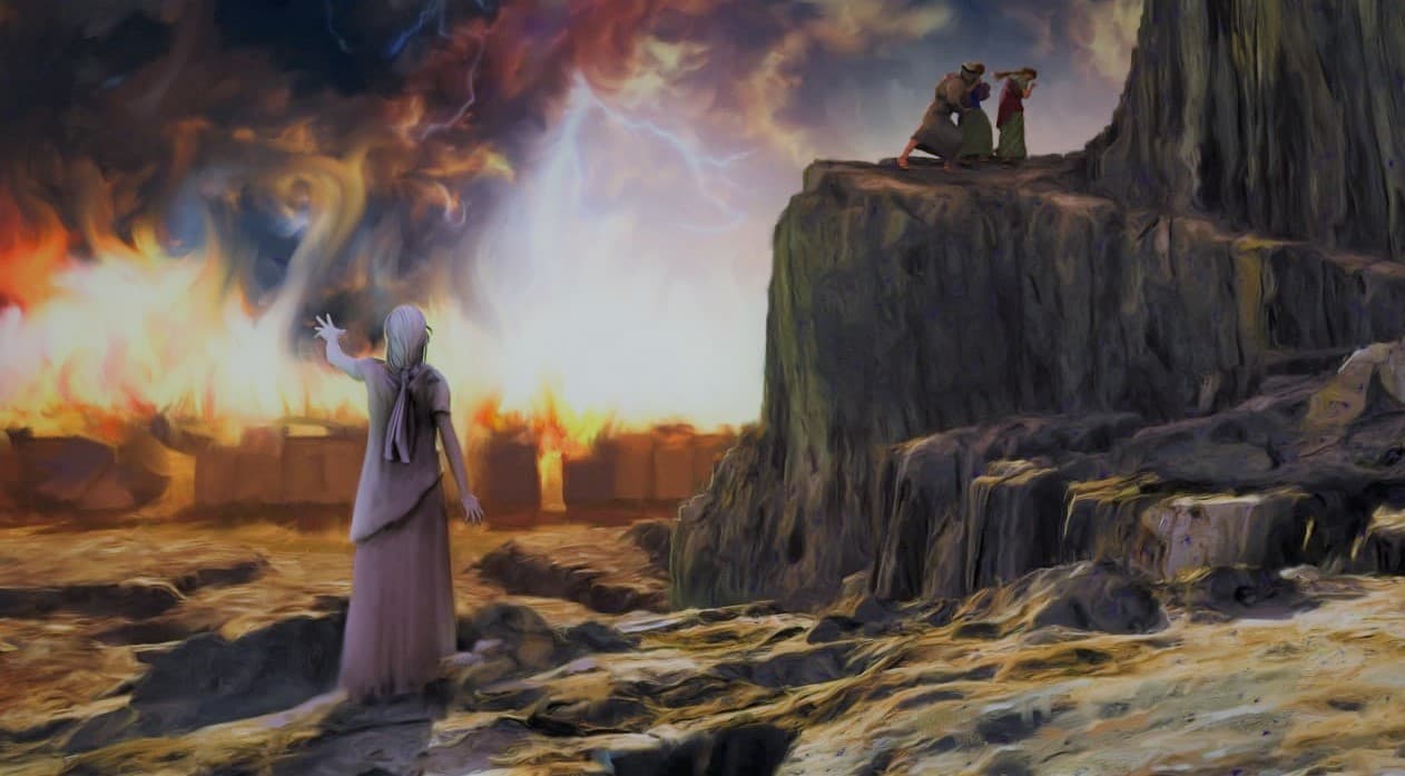 Жена Лота - ослушавшаяся Бога