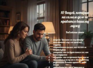 10 Вещей, которые на самом деле не нравятся вашему мужу