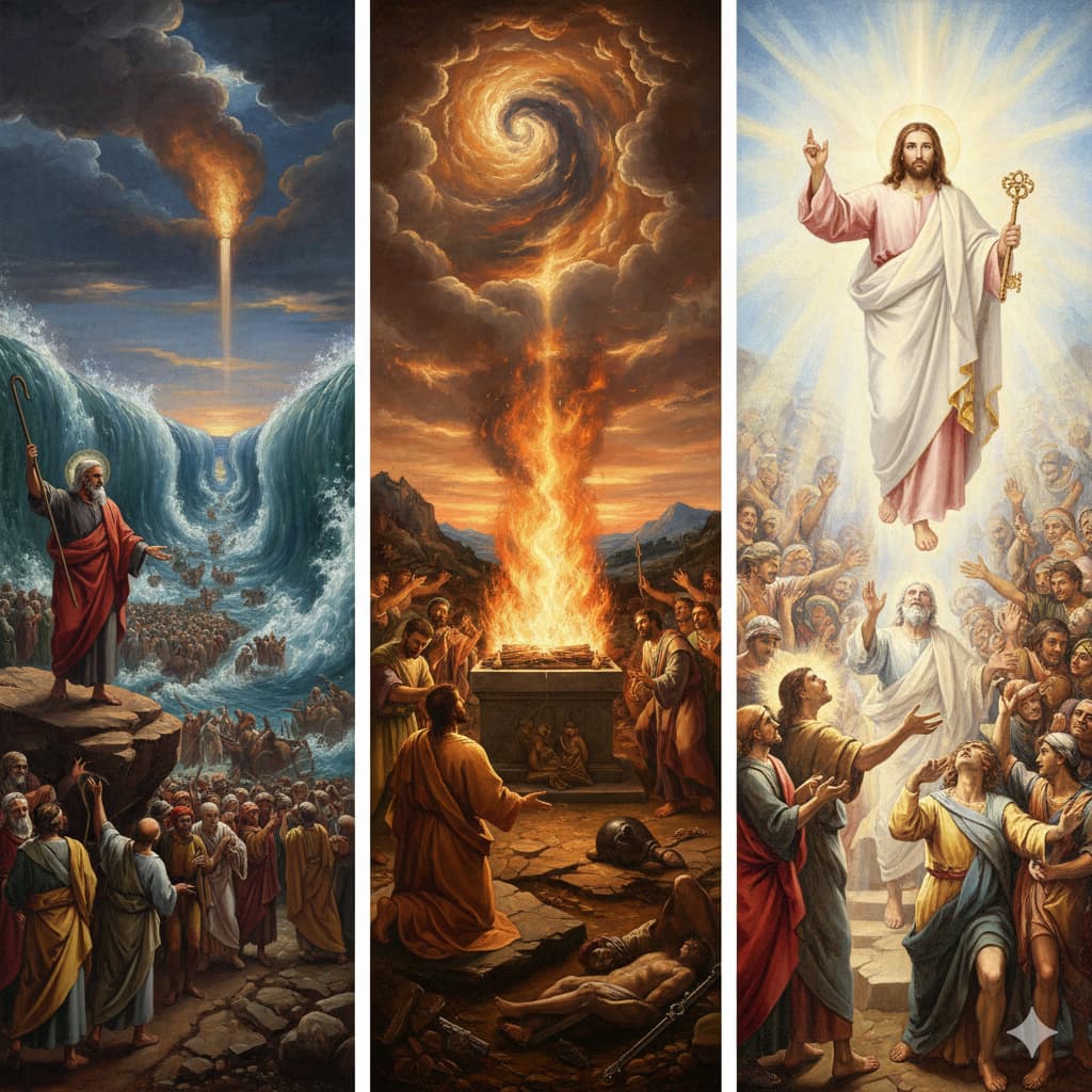 Затихающие чудеса в Библии