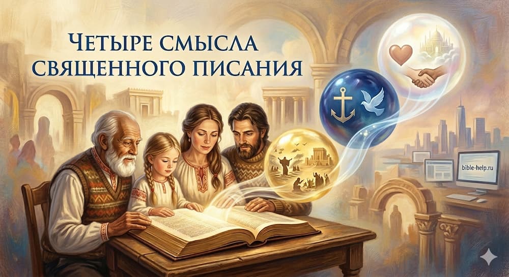 4 смысла Священного Писания: как глубоко понимать Библию новичку 1 Четыре смысла Священного Писания: как научиться видеть в Библии больше, чем просто историю?